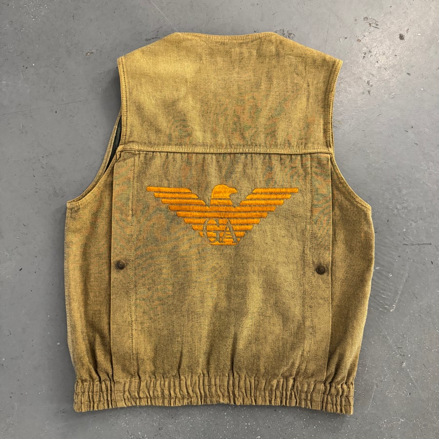 Image of 1980s Giorgio Armani Hunting Vest, size large