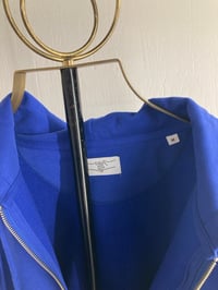 Image 4 of MOVIDA ZIP HOODIE WORKER BLUE