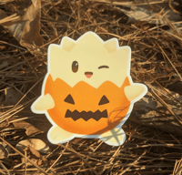 Togepi pumpkin sticker