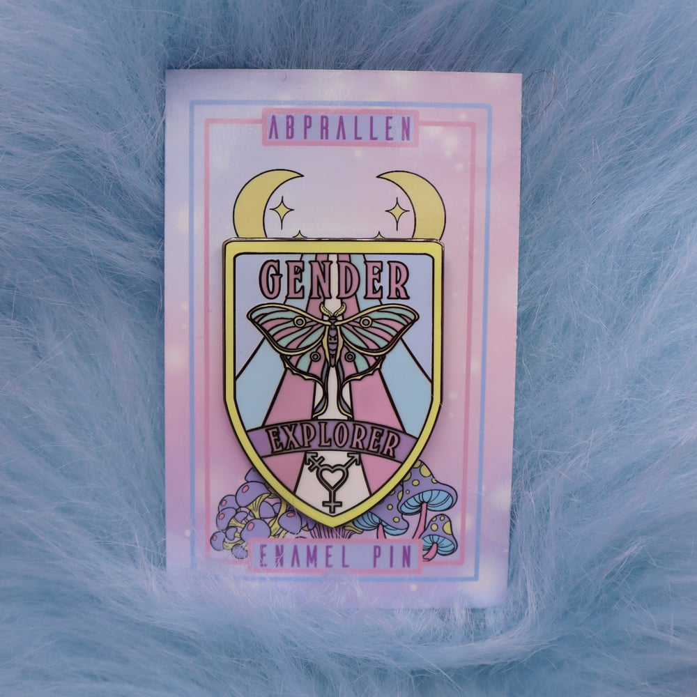 Image of Gender Explorer Enamel Pin