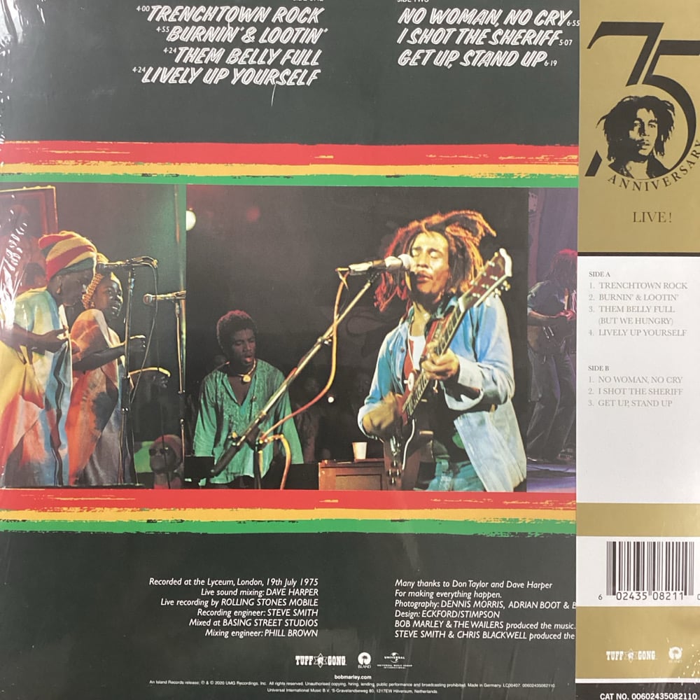 Bob Marley And The Wailers - Live!