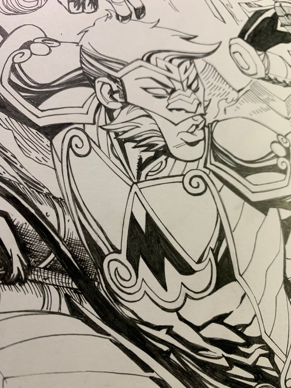 Image of MONKEY PRINCE #3 cover original art