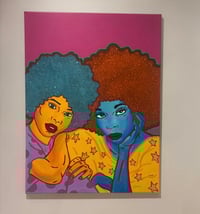 Lovers in the parking lot 