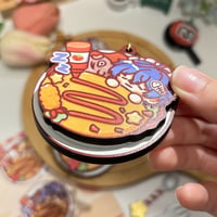 Image 7 of Hoyomaid Omurice Wooden Keychains