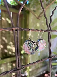 Image 1 of Abalone Shell Nautilus Earrings