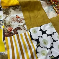 Image 8 of Custom Mustard Marimekko Sanderson Patchwork Skirt