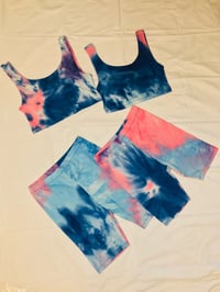 Image 1 of Crop Top Biker Set