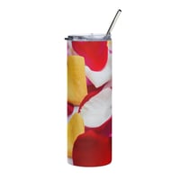 Image 1 of Stainless steel tumbler_Floral_20 oz_1