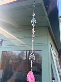 Image 2 of Rose Quartz Sun Catcher 