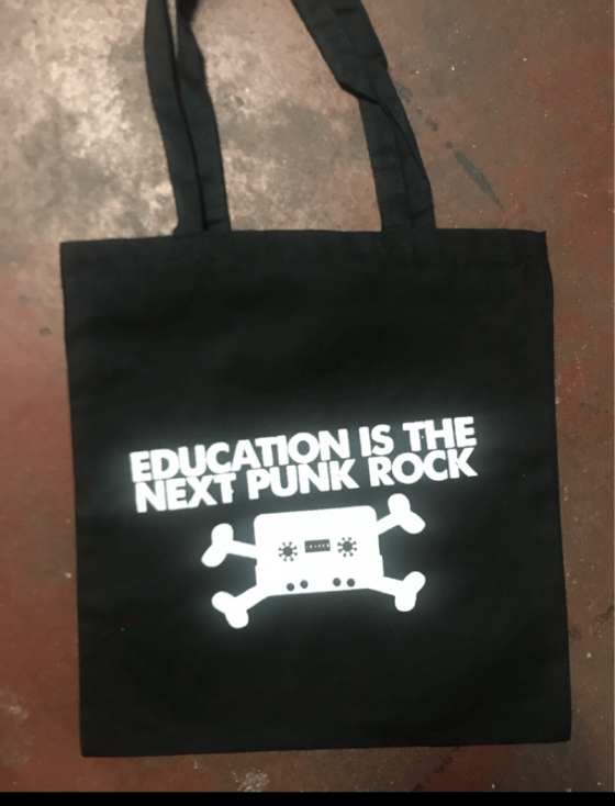 Image of Punk Rock Education Tote Bag 