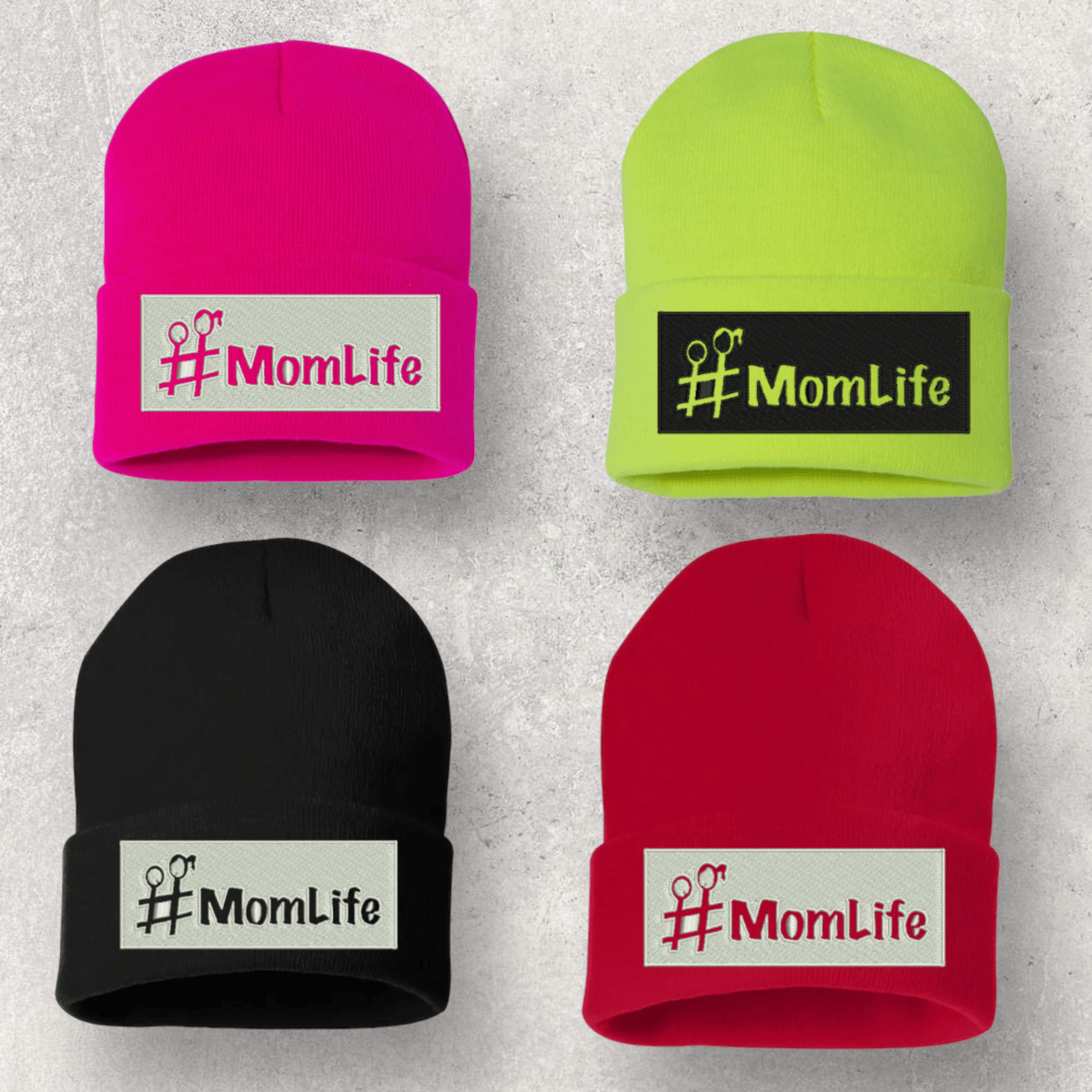 Image of #MomLife Beanies 