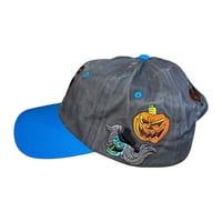 Image 3 of Grey Spooky Pup Unstructured Snapback