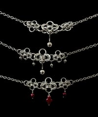 Image 2 of chainmail belly ring necklaces