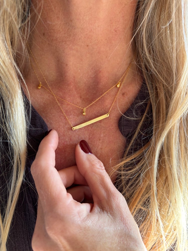 Image of Le collier gourmette (gold filled )