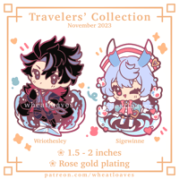 Image 2 of Genshin Impact Enamel Pins - Pin Club Extras