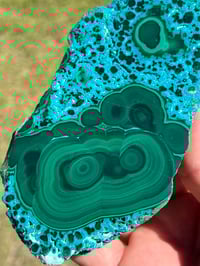 Image 9 of Malachite & Chrysocolla Polished Slab #2305