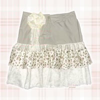Image 1 of lace reworked skirt