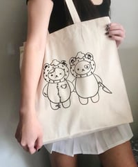 Image 1 of Strawberry Bears Tote Bag