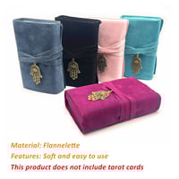 Image 2 of Tarot Cards Pouch Purple Bag For Storage Divination Accessories Jewelry Astrology L775