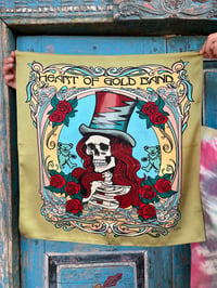 Heart of Gold Band Silk Bandana 