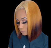 Ombre blonde bob 