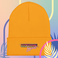 Image 4 of 【 Cuffed Beanie 】Soft "VIDEOGAME LOVER" Logo Form-Fitting Beanie (Multiple Colour Options!)