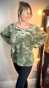 Image 4 of XL Slouchy Sweatshirt purple