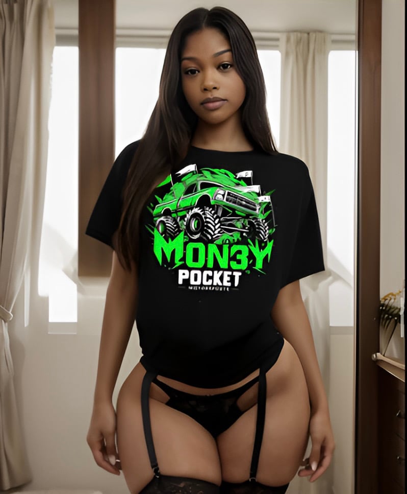 GREEN MONSTER TRUCK TSHIRT