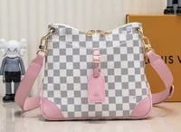 White and pink messenger 