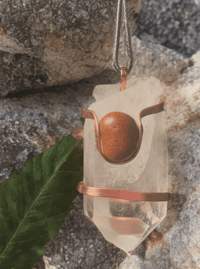 Image 1 of Quartz with Goldstone