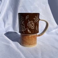 Image 1 of Fall Leaf Ceramic Mug