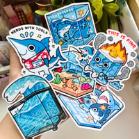 Image 3 of Diecut Sticker - Fishtop