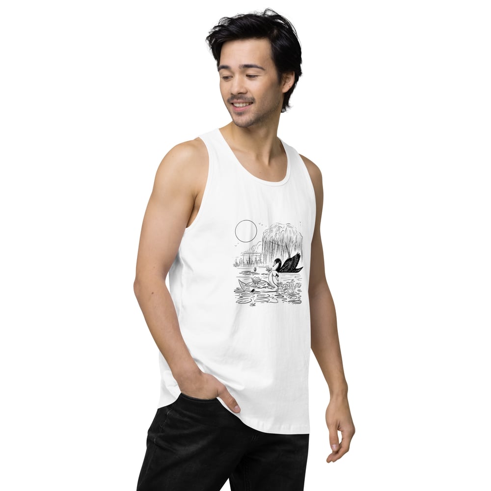 Swan Lake Men’s premium tank top