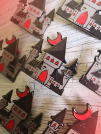 Image 5 of Vampire Castle Hard Enamel Pin