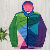 Image 4 of I'm A Little Abstract Men’s Windbreaker  