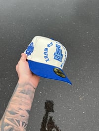 Image 1 of COLD  MOON TRI TONE LOS ANGELES DODGERS CUSTOM FITTED CAP