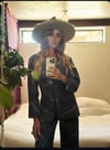 70s denim cloud-dye trouser suit pants