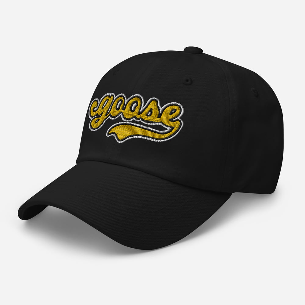 Yellow Script Dad hat