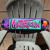 Minitruckin Old School (Pink & Teal) Skateboard 