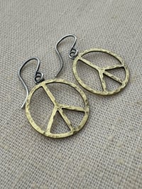 Image 3 of Peace Earrings