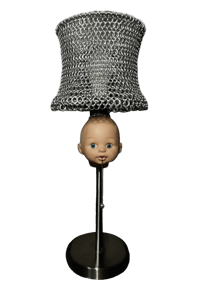 Image 1 of Baby Head Chainmaille Lamp