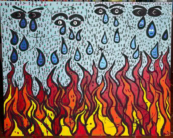 Image of Soar Eyes 48x60