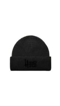 A Hunnid Hustles Beanie (Black on Black)