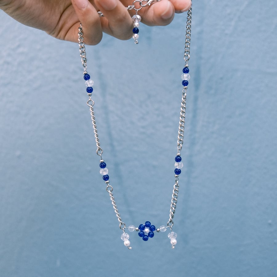 Image of Ikigai Blue Necklace