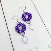 Image 3 of Enchanted Forest Leaf Earrings