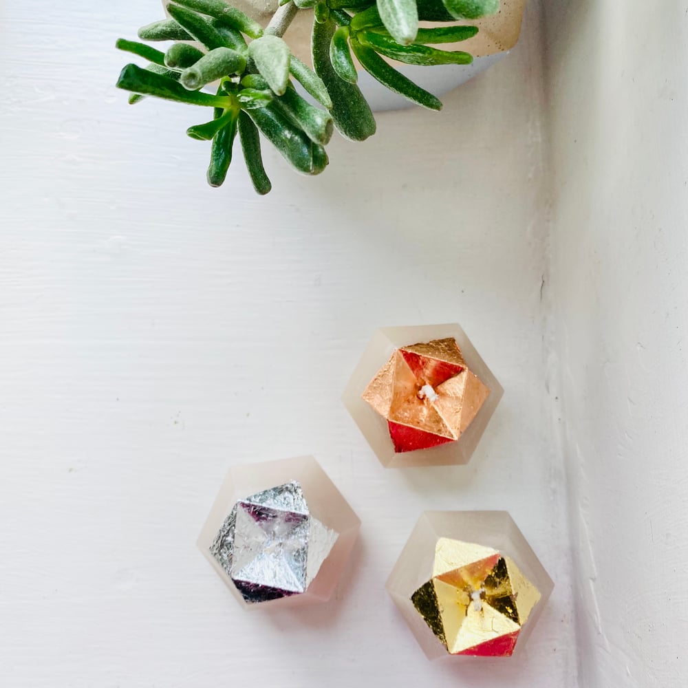 Image of Metallic Gem Candle