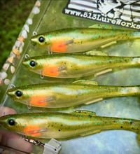 Image 2 of 6” Cutt Throat RIGGED Swimbaits - “SUNGILL”