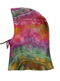 Image 3 of Adult Knit Balaclava in Euphoria Geode Ice Dye