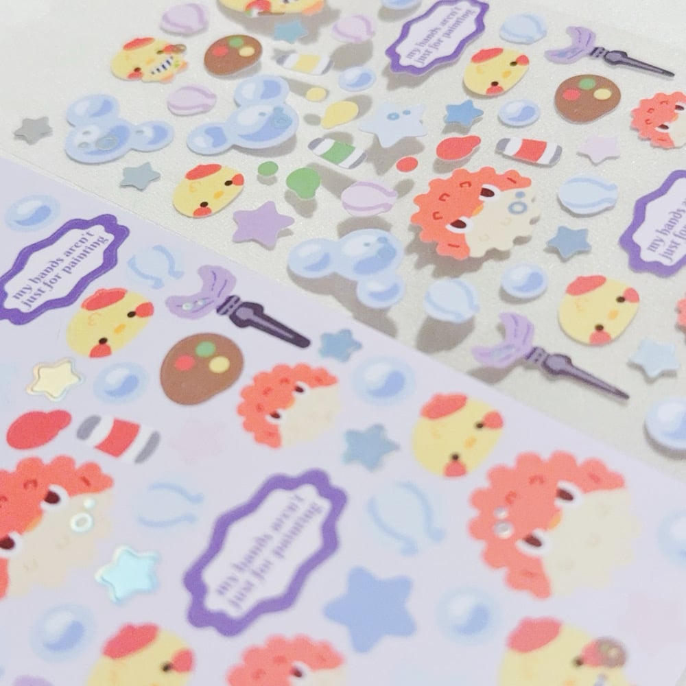 Image of LADS Art Fishie Sticker Sheet