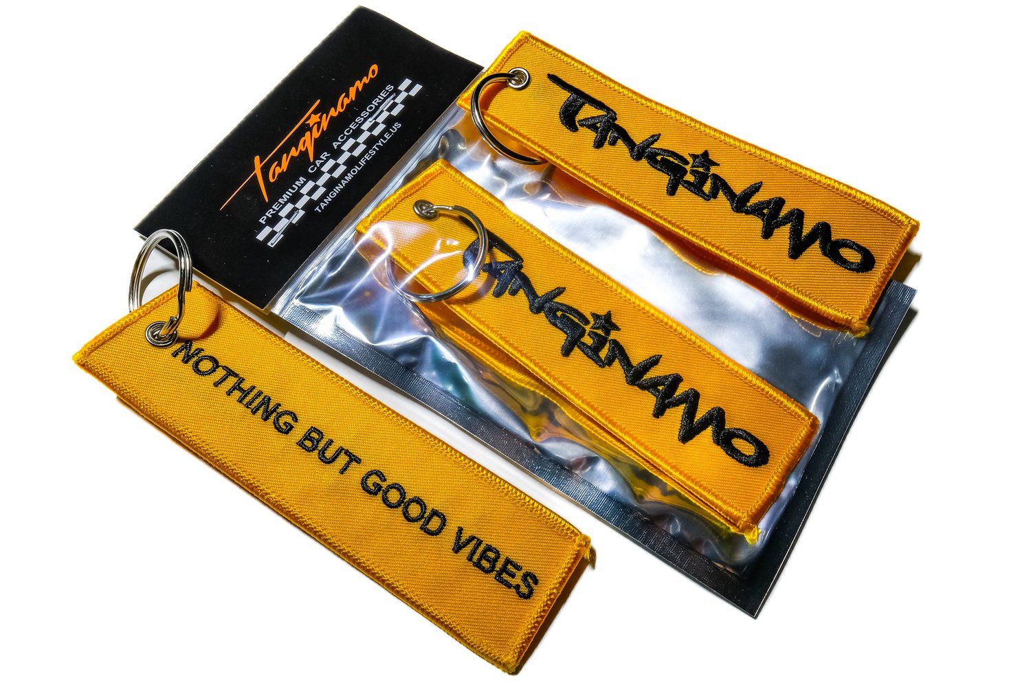 Image of TANGINAMO NOTHING BUT GOOD VIBES JET TAG (YELLOW) 